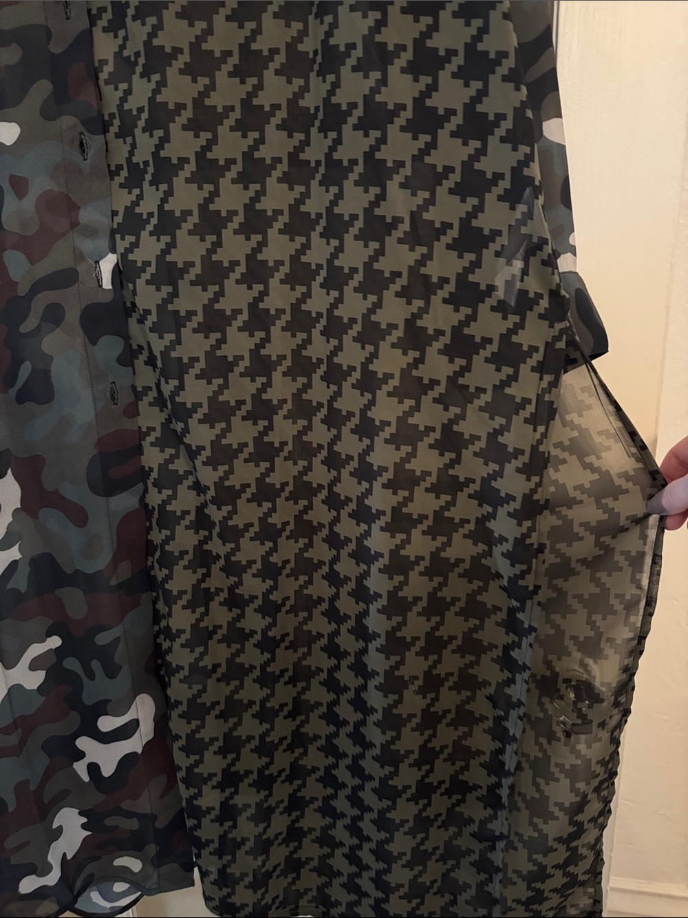Curations mixed media sheer topper - Picture 2 of 6